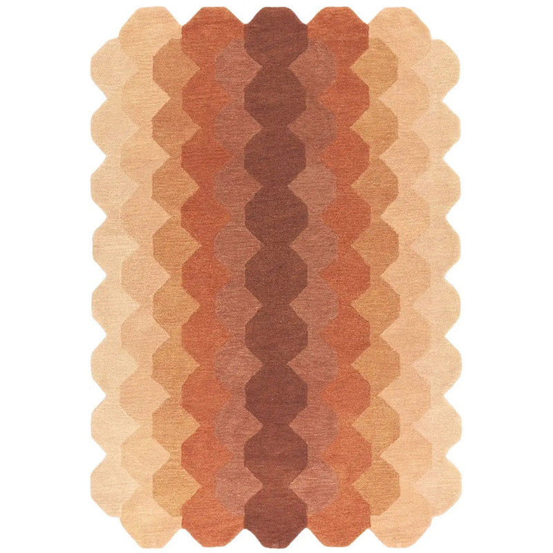 Asiatic Hive Rust Rug