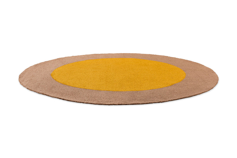 Brink & Campman Habitat Festival Round Yellow 496306 Outdoor Rug