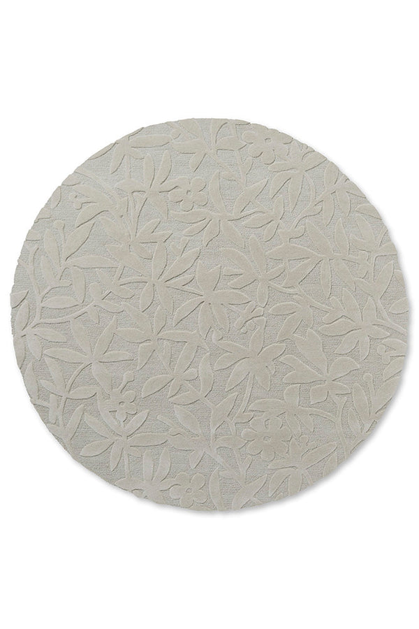 Laura Ashley Cleavers Natural 080901 Round Rug