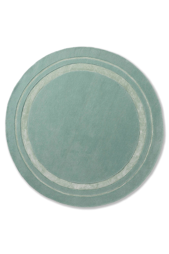 Laura Ashley Redbrook Duck Egg 081807 Round Rug