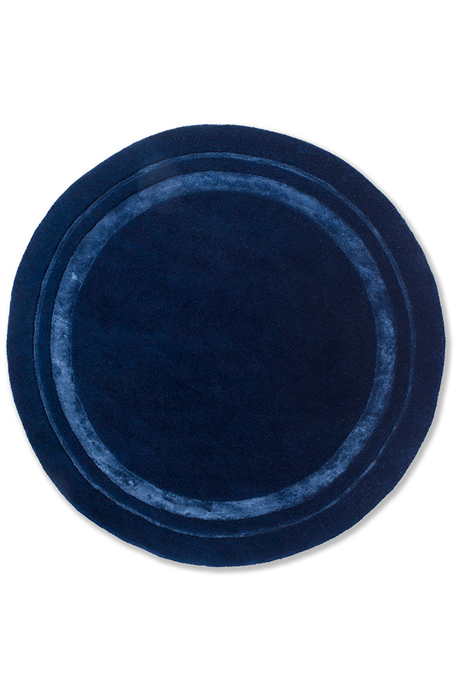 Laura Ashley Redbrook Midnight 081808 Round Rug