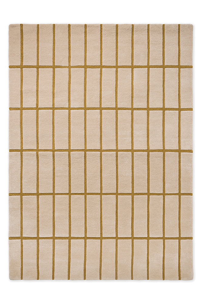 Marimekko Tiiliskivi Bronze Yellow 132906 Rug