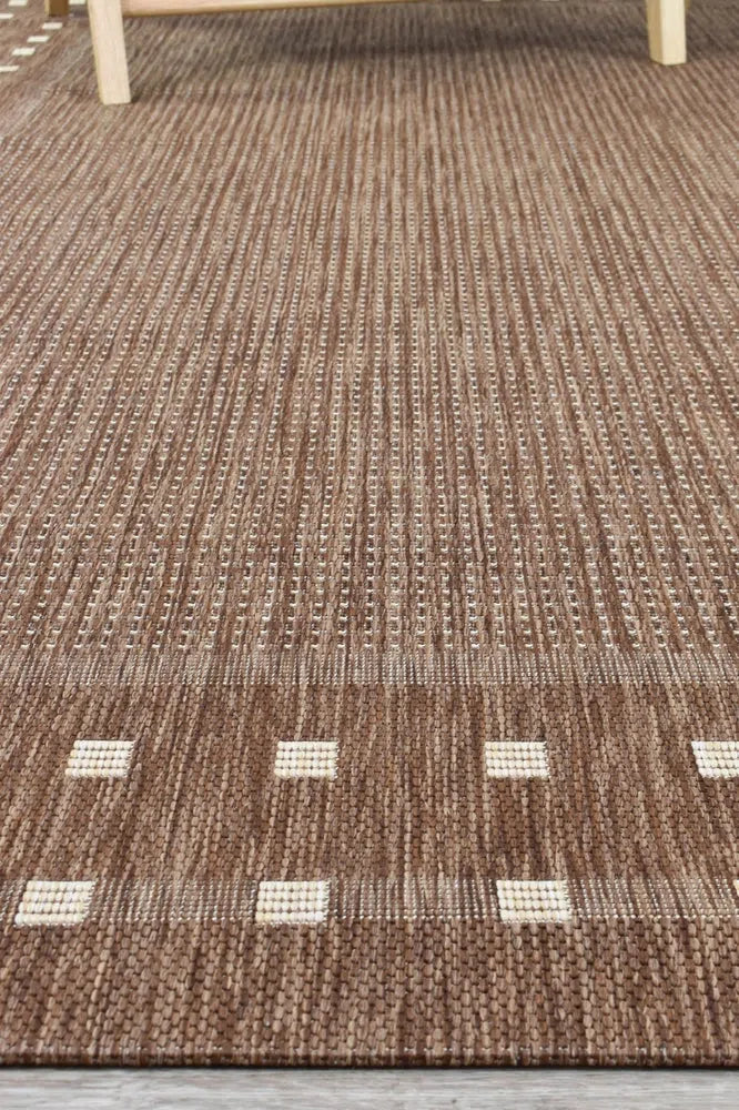 Patio Brown Outdoor Rug