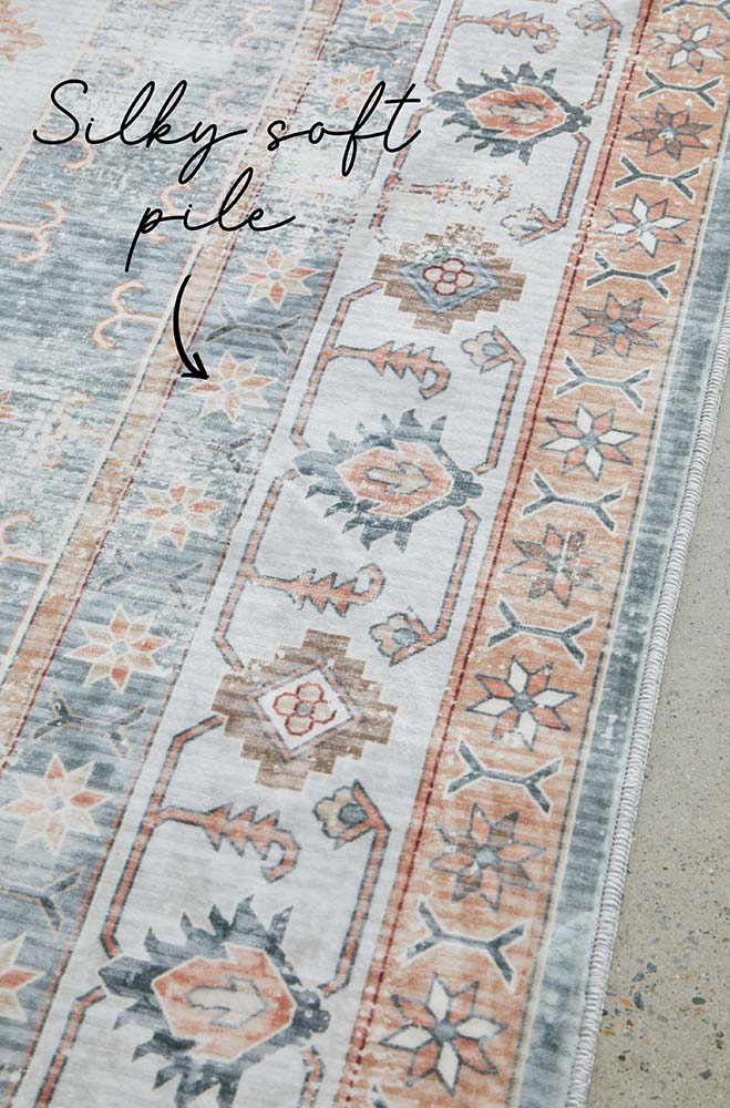 Revive Dawn Putty Washable Rug